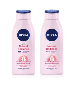 2xPacks Nivea Natural Radiance Body Lotion with a LIGHT TAN EFFECT - 800 ml