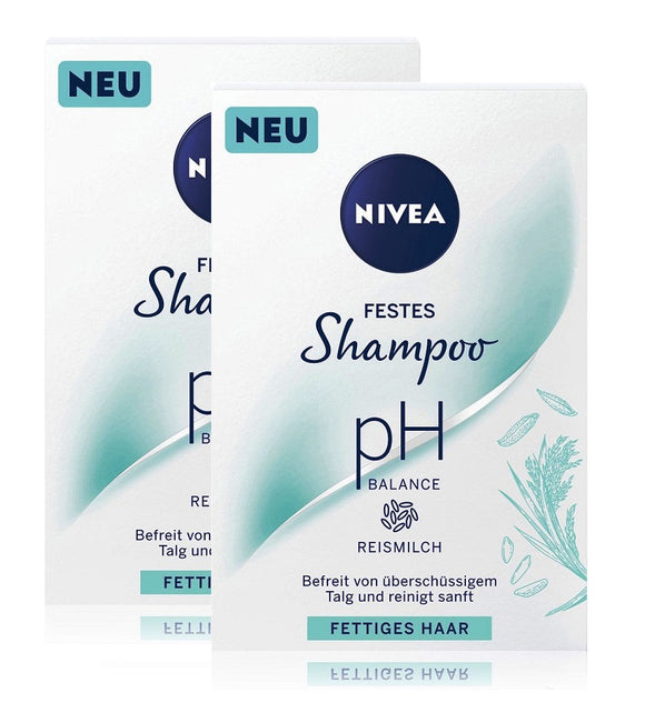 2xPack NIVEA pH Balance for Oily Hair  Solid Shampoo - 150 g