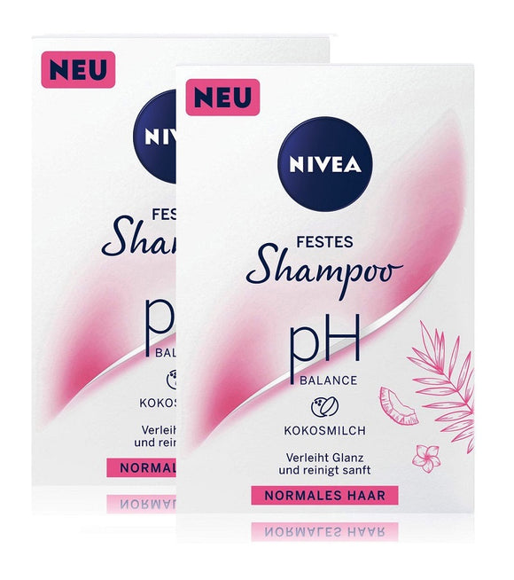 2xPack NIVEA pH Balance for Normal Hair  Solid Shampoo - 150 g