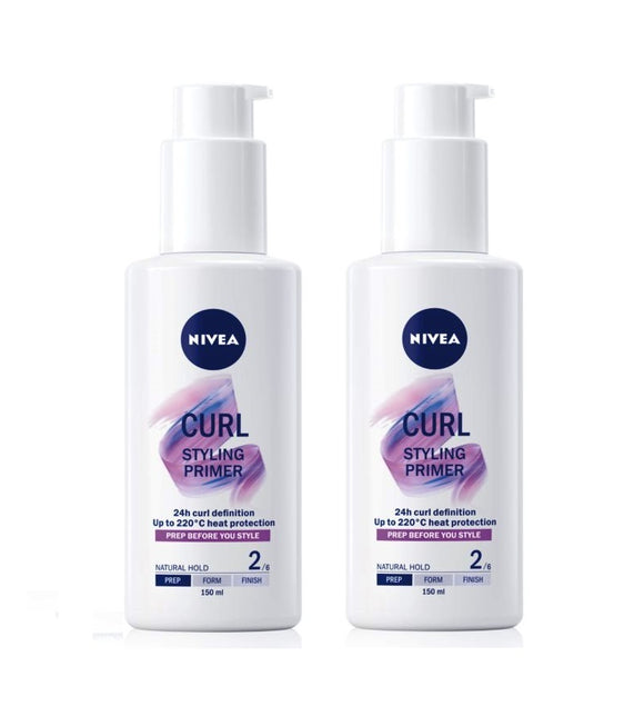 2xPack Nivea Styling Primer Gel for WAVEY and CURLY Hair - 300 ml
