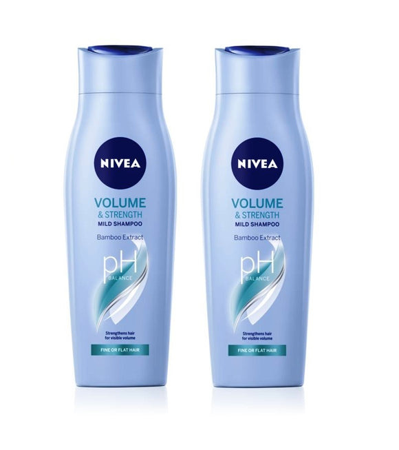 2xPack Nivea Volume Sensation Shampoo for More Volume - 400 ml