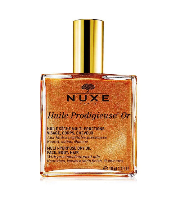 NUXE Huile Prodigieuse Or Multifunctional Drying Oil for Face, Body and Hair - 50 or 100 ml