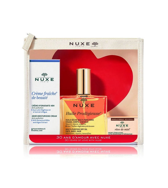NUXE Huile Prodigieuse® 30 Years of Love 3-Piece Gift Set