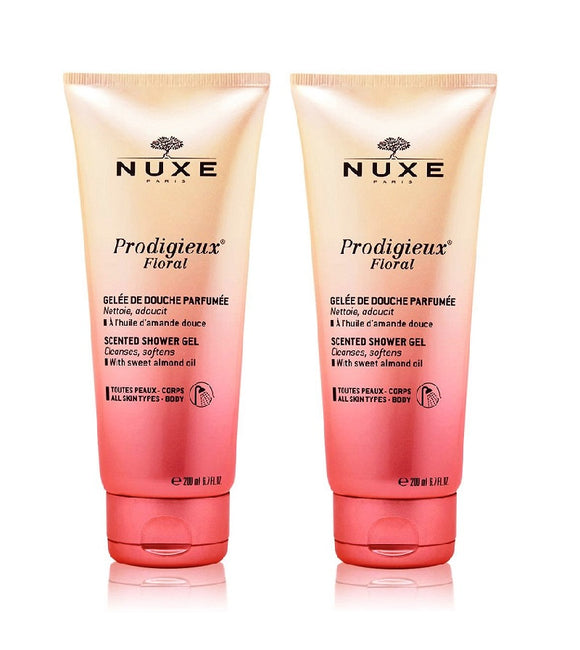 2xPack NUXE Prodigieux Floral Shower Gel with Almond Oil - 400 ml