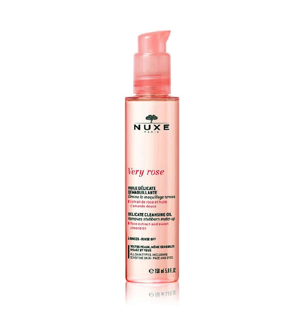 NUXE Very Rose Gentle Cleansing Oil and Makeup Remover - 150 ml