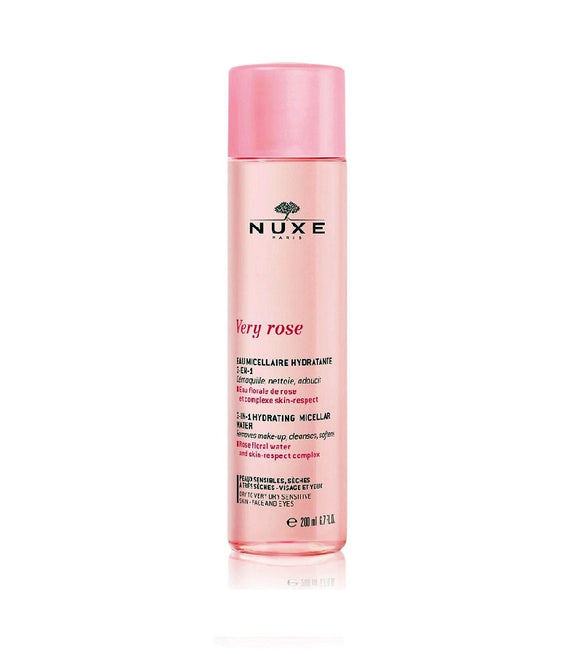 NUXE Very Rose Moisturizing 3-in-1 Hydrating Micellar Water for Very Dry and Sensitive Skins - 200 ml