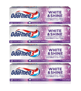 4xPack Odol-med3 White & Shine Toothpaste - 300 ml
