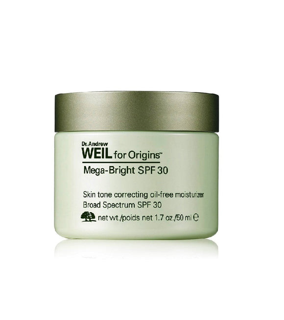Origins Dr. Weil Mega Bright SPF 30 Skin Tone Correction Oil-Free Moisturizer Cream - 50 ml
