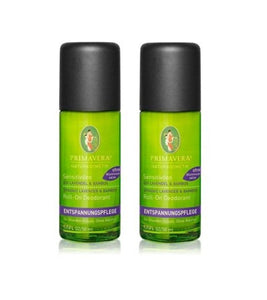 2xPack Primavera Lavender Bamboo Sensitive Deodorant Roll-on - 100 ml