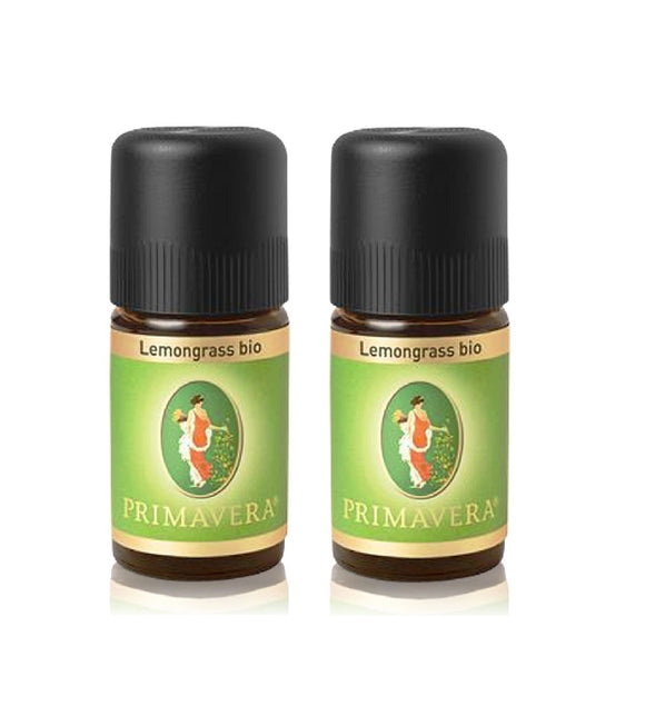 2xPack Primavera Lemongrass Organic Fragrance Oil - 10 ml