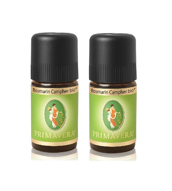 2xPack Primavera Rosemary Camphor Organic Fragrance Oil - 10 ml