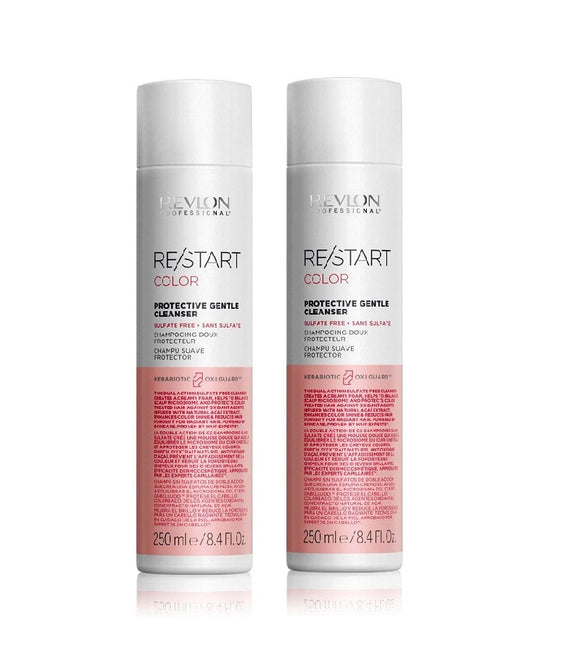 2xPack Revlon Professional  Re/Start Protective Gentle Cleanser Hair Shampoo - 500 ml