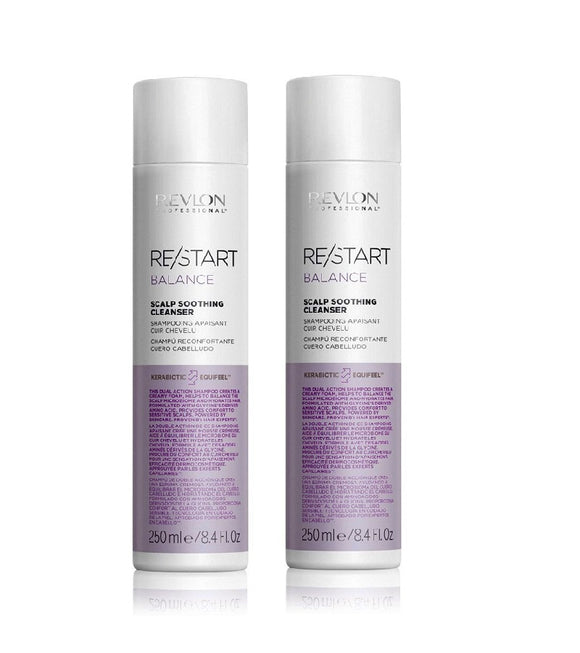 2xPack Revlon Professional Re/Start Scalp Soothing Cleanser Shampoo - 500 ml