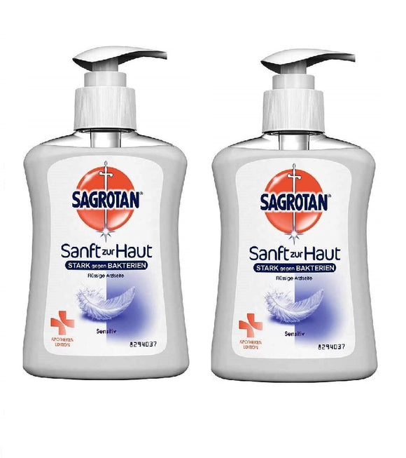 2xPack SAGROTAN Doctor's Hand Hygiene Liquid Soap  - 500 ml