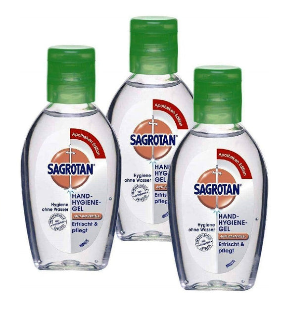 3xPack SAGROTAN Hand Hygiene Gel - 150 ml