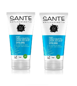 2xPack Sante Organic Aloe Vera & Bisabolol Family Extra Sensitive Conditioner - 300 ml