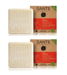 2xPack Sante Organic Mango & Aloe Vera Moisture Solid Shampoo - 120 g