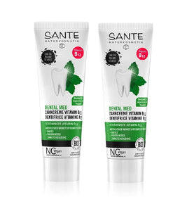 2xPack Sante Organic Dental Med Vitamin B12 Toothpaste - 150 ml