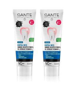 2xPack Sante Dental Med Vitamin B12 Fluoride Free Toothpaste - 150 ml