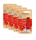 4xPack Sante Family Organic Pomegranate & Marula Lip Balms - 18 g