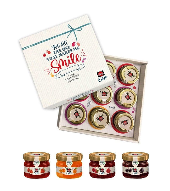 Schwartau Extra Mini 9 Jam Jars Gift Set
