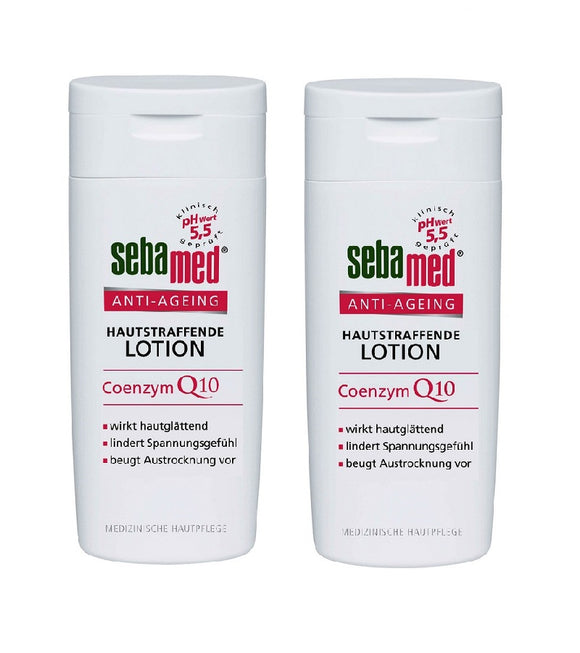 2xPack Sebamed Anti-aging Q10 Coenzym Skin-Tightening Lotion - 400 ml