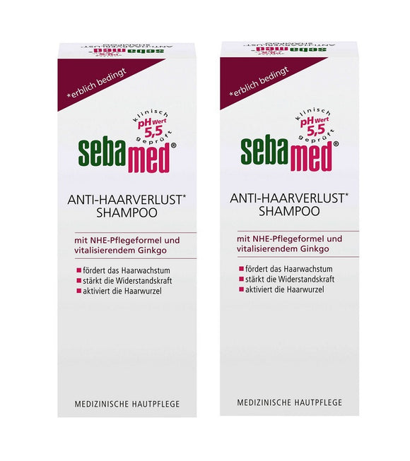 2xPack Sebamed Anti-Hair Loss  Shampoo - 400 ml