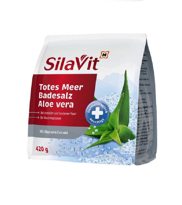SilaVit Dead Sea Aloe Vera Bath Salt - 420 g