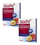2xPack SilaVit Figs & Plums Calcium & Inulin Fruit Cubes - 240 g