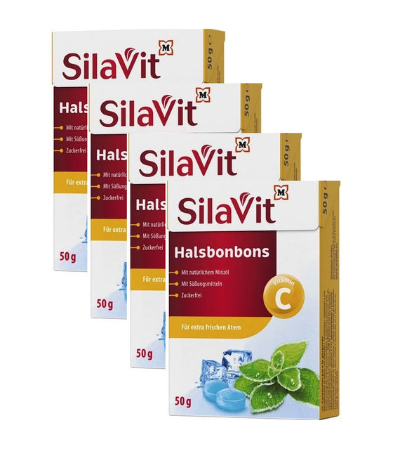 4xPack SilaVit Throat Drops Vitamin C - 200 g