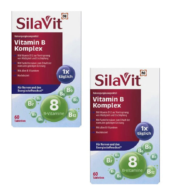 2xPack SilaVit Vitamin B Complex - 120 Pcs