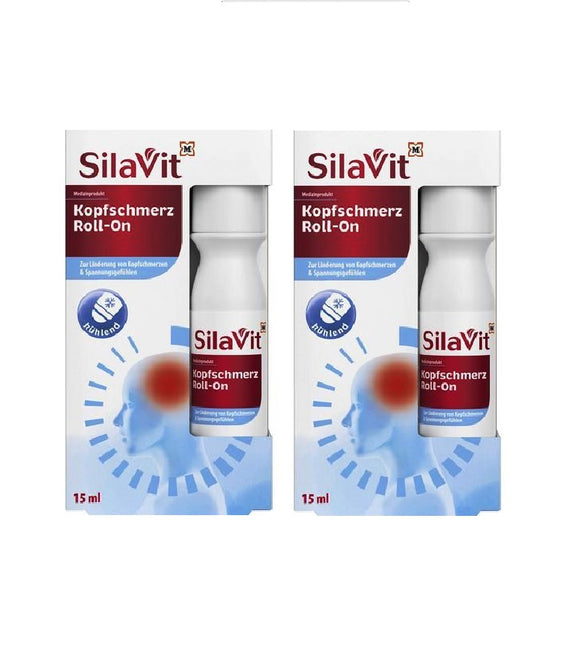 2xPack SilaVit Headache Roll on - 30 ml