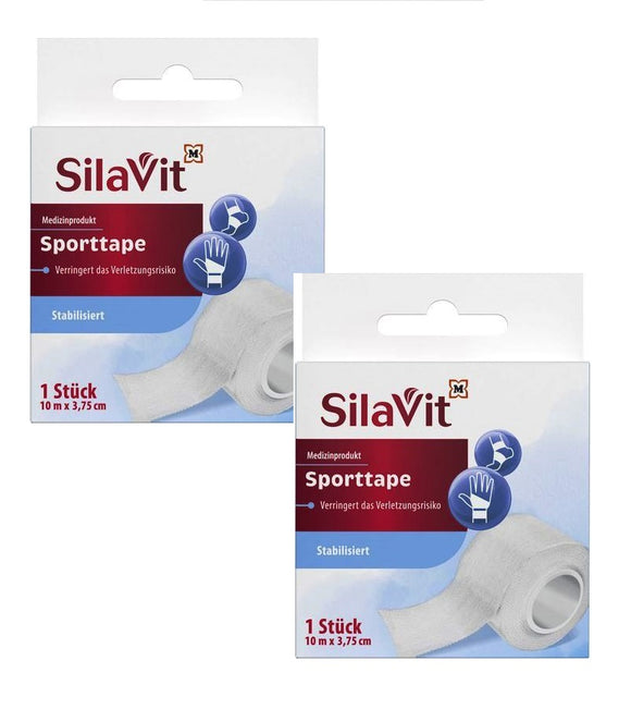 2xPack SilaVit Stabilizing Sporttape - 20 m