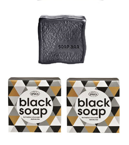 2xPack Speick Pure Vegetable Oil Black Soap Bars - 200 g