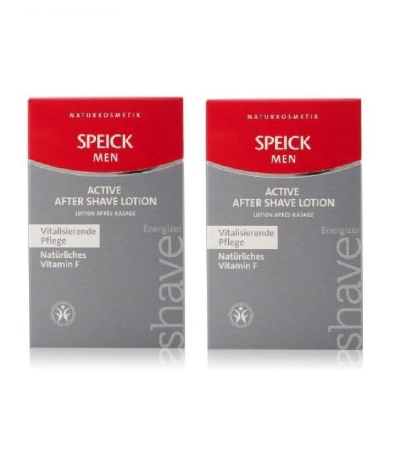 2xPack Speick Men Active After Shave Lotion - 200 ml