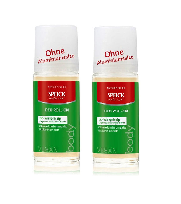 2xPack Speick Natural Deodorant Roll-on - 100 ml
