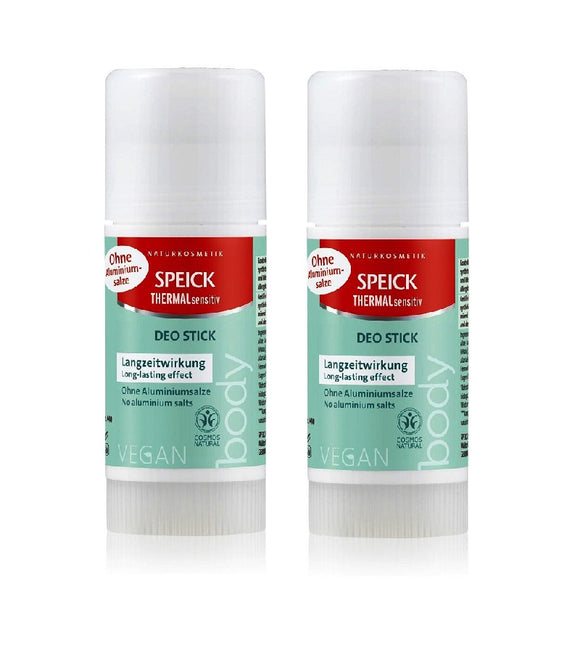 2xPack Speick Thermal Sensitive Deodorant Stick -  80 ml
