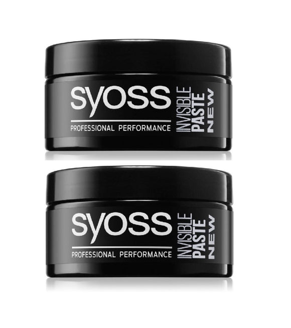 2xPack Syoss Transparent Styling Paste for Medium-strong Hair Fixation - 200 ml