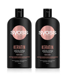 2xPack Syoss Shampoo with Keratin for Britte Hair - 880 ml to 1.5 kg