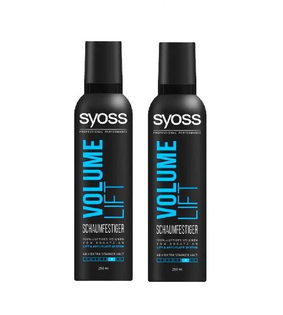 2xPack Syoss Volume Lift Mousse for Rich Volume - 500 ml