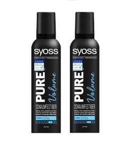 2xPack Syoss Pure Volume for Long-lasting Volume - 500 ml