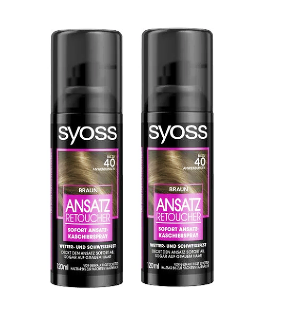 2xPack Syoss Ansatz Retoucher Spray - 3 Varities