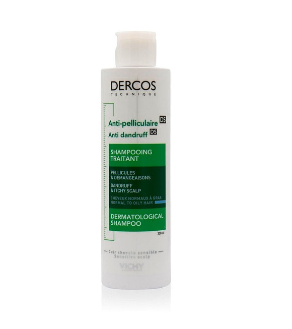 VICHY Dercos Anti-Dandruff Oily Hair Shampoo - 200 to 390 ml