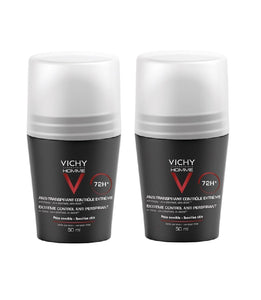 2xPack VICHY  Homme Antiperspirant 72H  Deodorant Roll on - 100 ml
