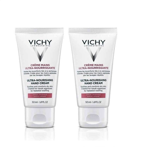 2xPack VICHY Ultra Nourishing Hand Cream - 100 ml