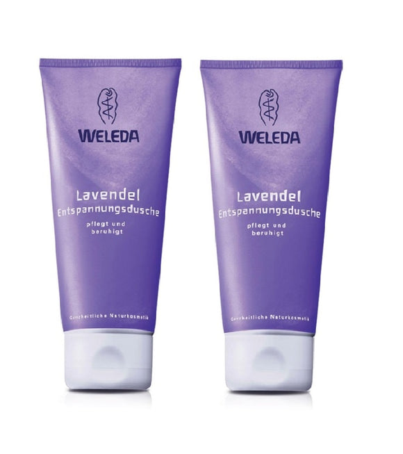 2xPack WELEDA Lavender Relaxing Shower Cream - 400 ml