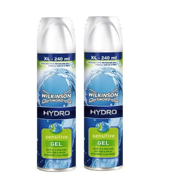 2xPack WILKINSON Sword Hydro Shaving Gel Sensitive - 480 ml