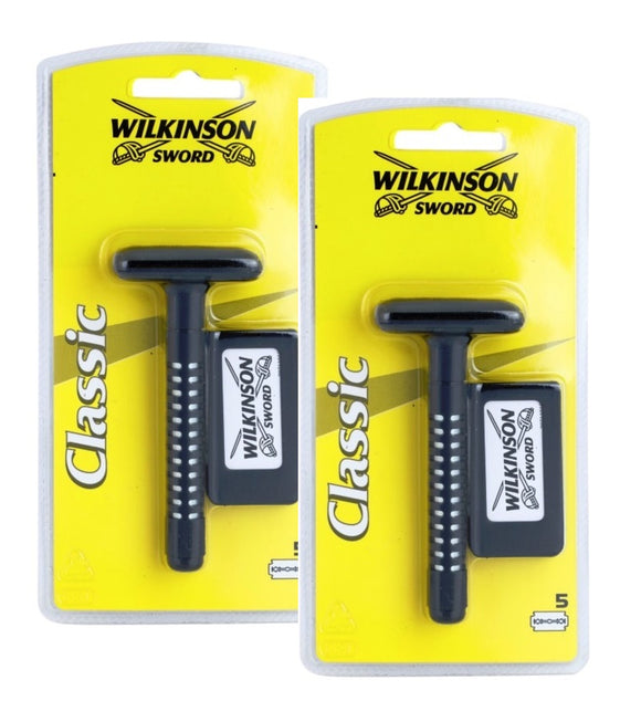 2xPack WILKINSON Sword Classic Razor with Replacement Blades